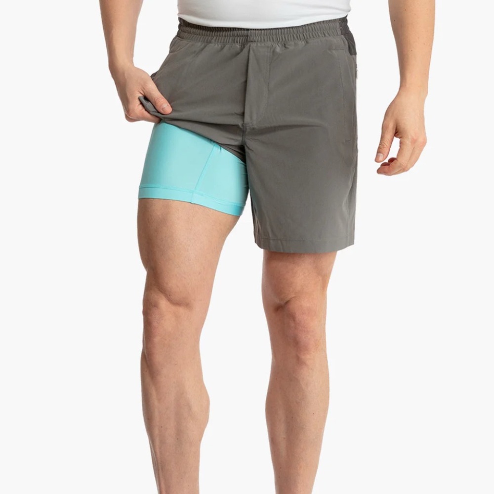 BIRDDOGS Dorito Corleone men’s lined gum shorts | XXL | Gray - Picture 2 of 10